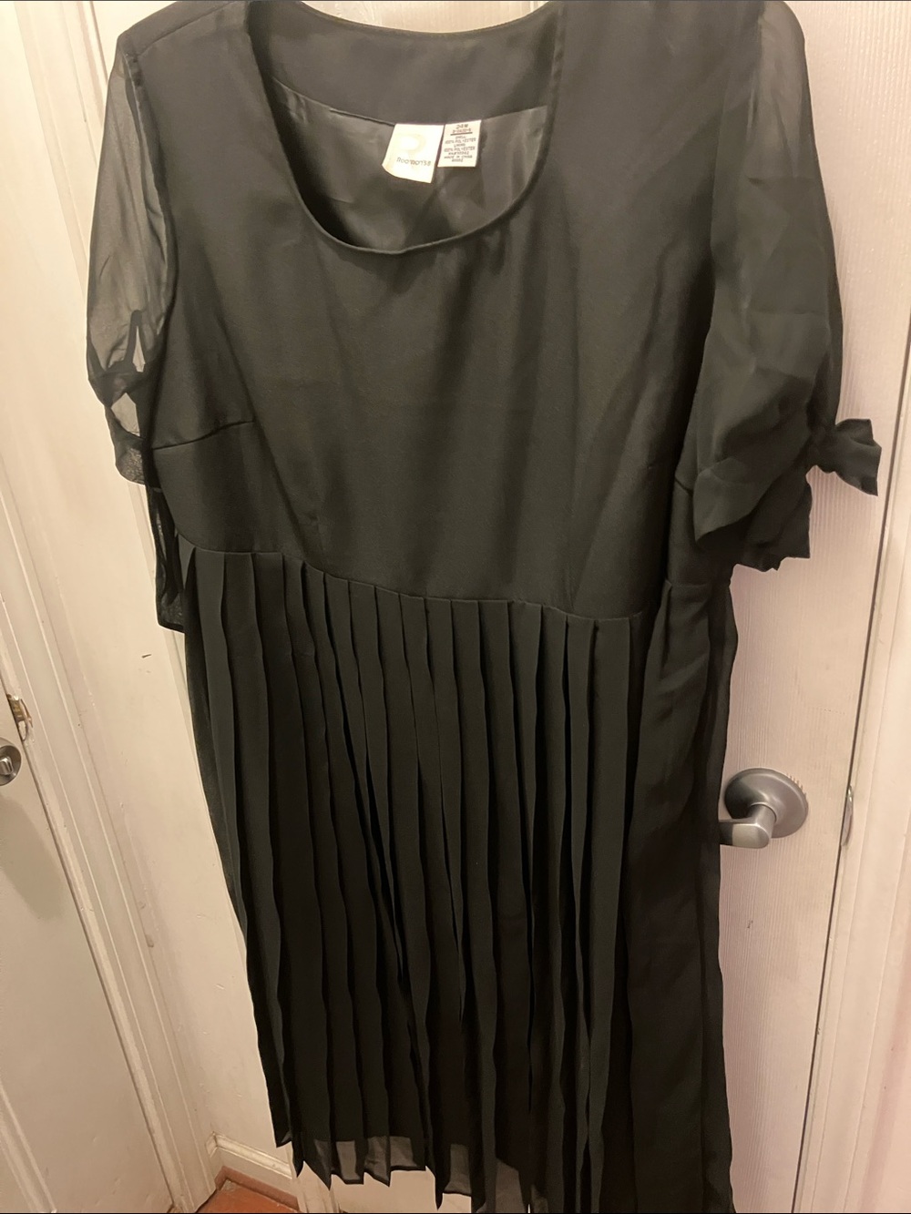Roaman's Black Polyester Dress (24W)